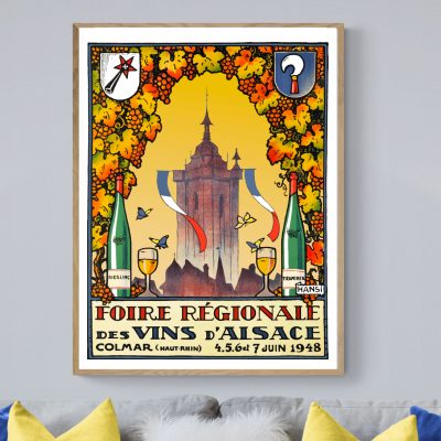 Affiche Foire Régionale des Vins d'Alsace