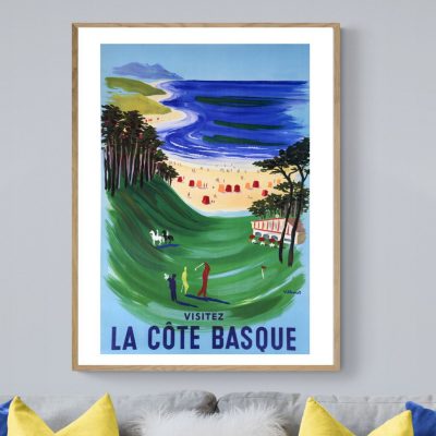 Affiche Visitez la Côte Basque