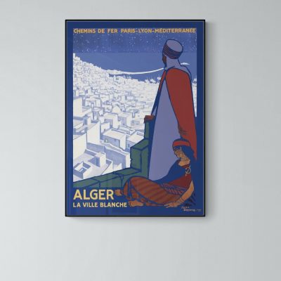 Affiche Alger - La Ville Blanche