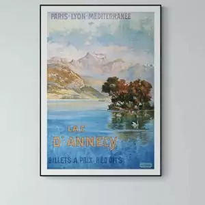 Affiche Lac d'Annecy