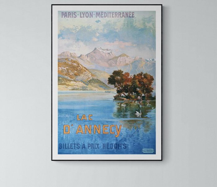 Affiche Lac d'Annecy