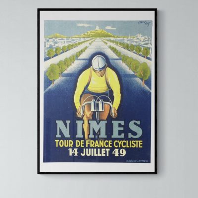 Affiche Tour de France - Nîmes / 1949