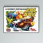 Affiche vintage du Bol d'Or 1978, course de moto emblématique au Circuit Paul Ricard.