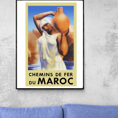 Affiche Chemins de Fer du Maroc
