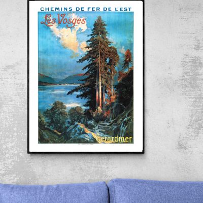 Affiche Les Vosges Gerardmer