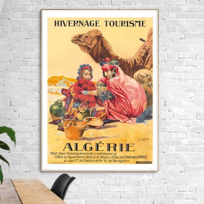 Affiche Algérie - Hivernage Tourisme