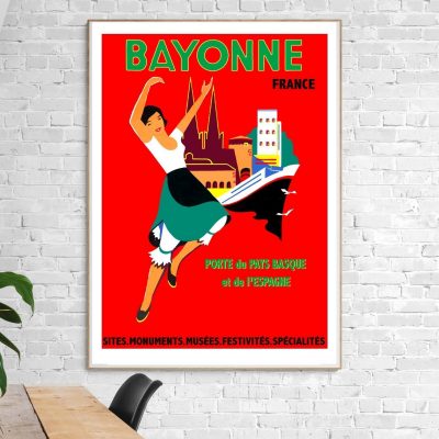Affiche Bayonne - Pays Basque