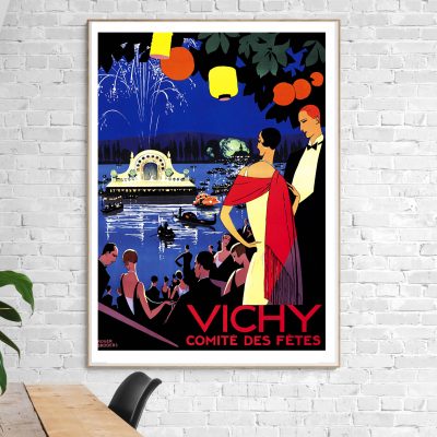 Affiche Vichy, Comité des fêtes
