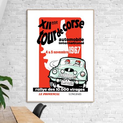 Affiche Tour de Corse - 1967