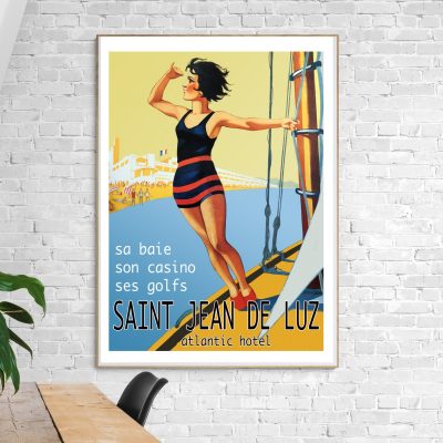 Affiche Saint Jean de Luz - Atlantic Hotel