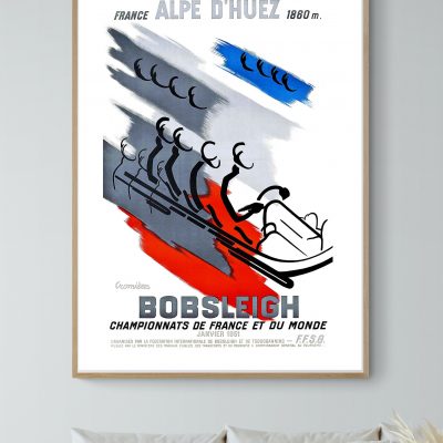 Affiche Championnats de France du Monde Bobsleigh