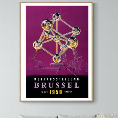 Affiche Brussel 1958