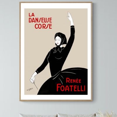 Affiche La Danseuse Corse - Renée Foatelli