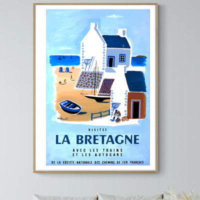 Affiche Visitez la Bretagne
