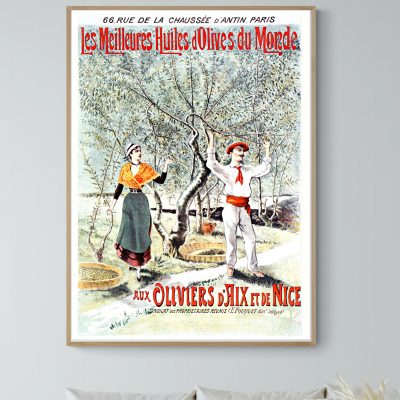 Affiche Les Meilleures Olives du Monde d'Aix et de Nice
