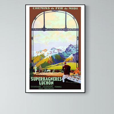 Affiche Superbagnères Luchon