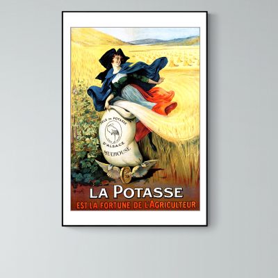 Affiche la Potasse est la fortune de l'Agriculteur