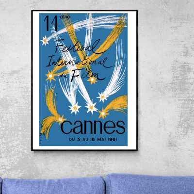 Affiche Festival du Film Cannes - 1961