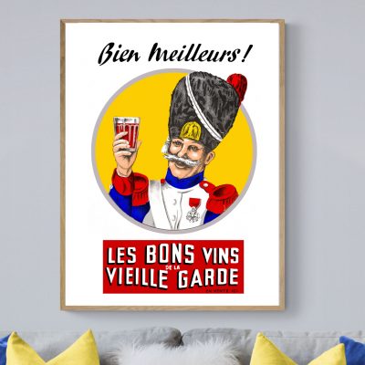 Affiche Les Bons Vins de la Vieille Garde