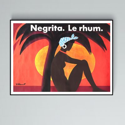 Affiche Negrita, le Rhum