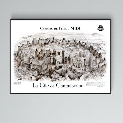 Affiche La cité de Carcassonne