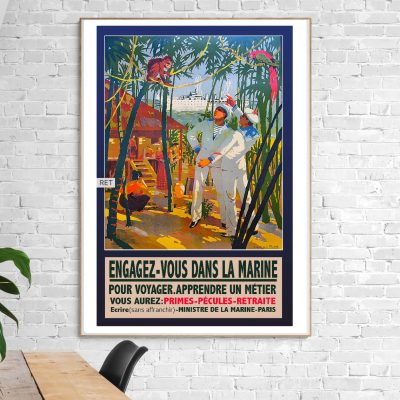 Affiche Engagez Vous dans la Marine
