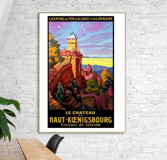 Affiche le Château de Haut Koenigsbourg