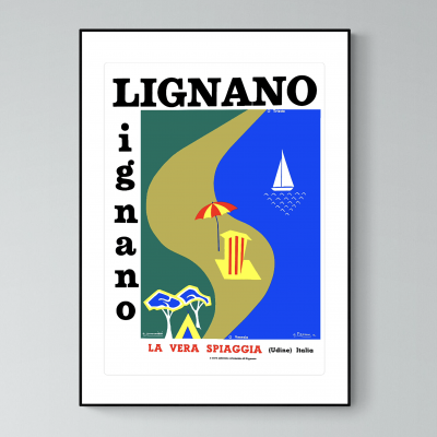 Affiche Italie Lignano ignamo