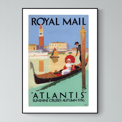 Affiche Italie Venise Royal mail Atlantis
