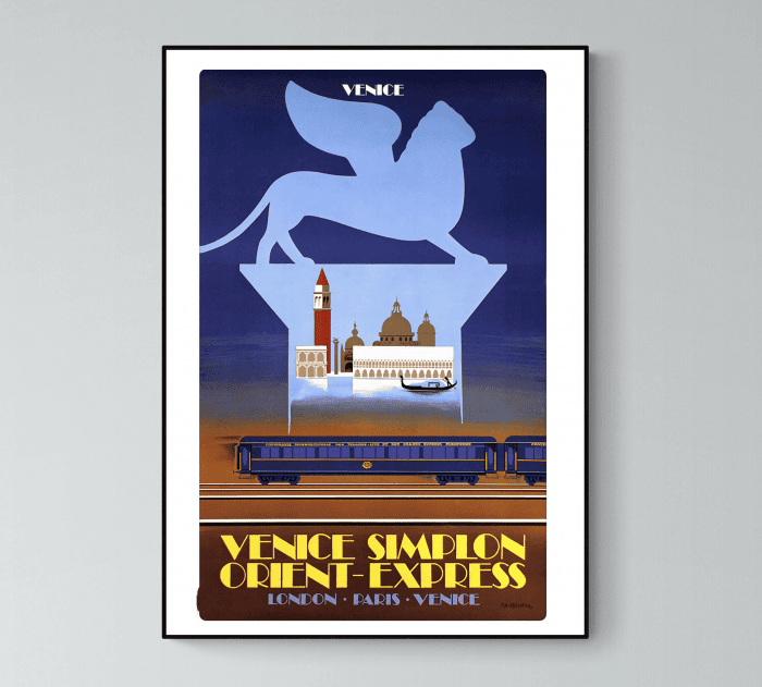 Affiche Italie Venise Simplon Express