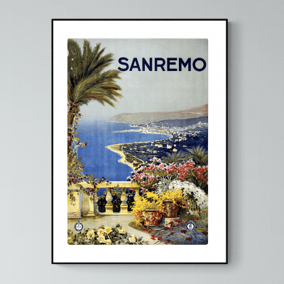 Affiche Italie San Remo