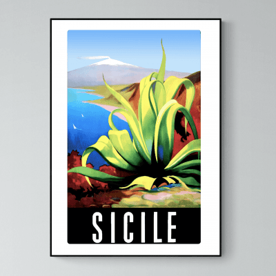 Affiche Italie Sicile