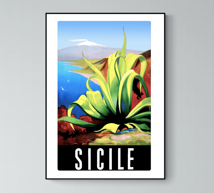 Affiche Italie Sicile