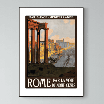 Affiche Italie Rome