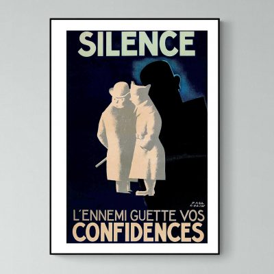 Affiche Silence ennemi confidences