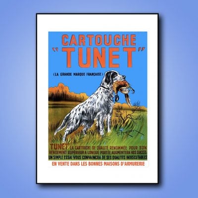 Affiche Tunet cartouches
