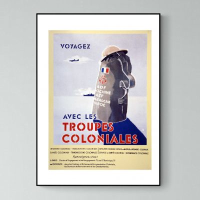 Affiche Troupes coloniales
