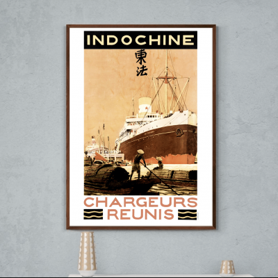 Affiche Indochine - Chargeurs Réunis