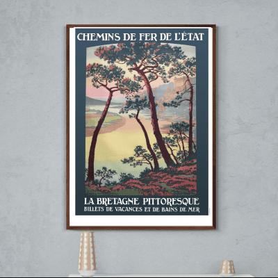 Affiche La Bretagne Pittoresque