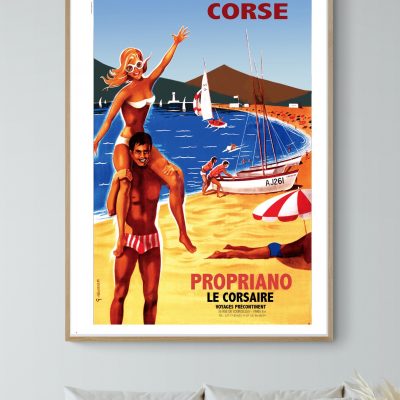 Affiche La Corse - Propriano, le corsaire