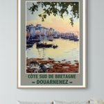 Affiche vintage de la Semaine d'Aviation à Reims 1909, illustrant l'événement historique.