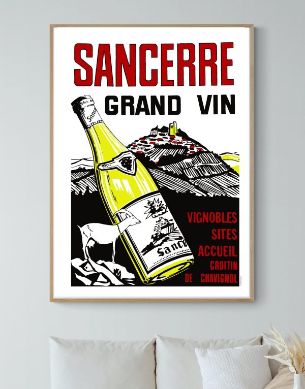 Affiche vintage de la Semaine d'Aviation à Reims 1909, illustrant l'événement historique.