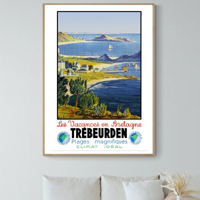 Affiche Trébeurden, les Vacances en Bretagne