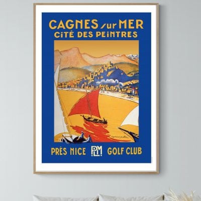 Affiche Cagnes sur Mer, cité des Peintres