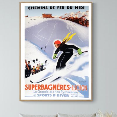 Affiche Superbagnères Luchon
