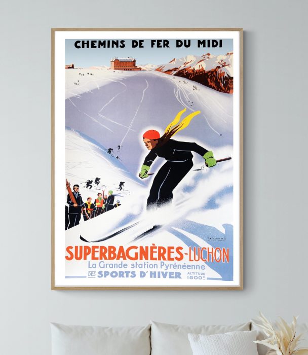 Affiche Superbagnères Luchon