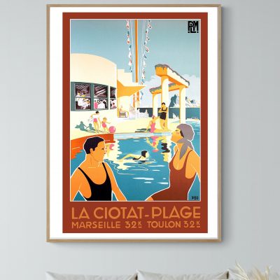 Affiche La Ciotat Plage