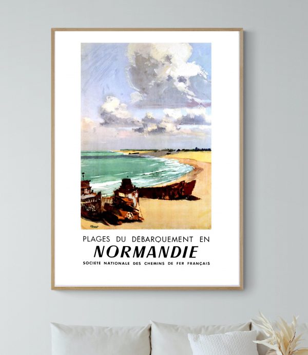 Affiche vintage de la Semaine d'Aviation à Reims 1909, illustrant un événement historique de l'aviat.