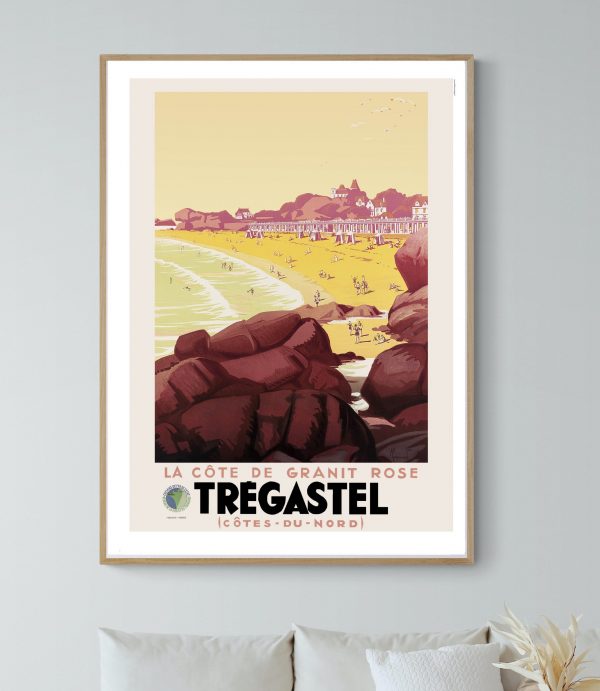 Affiche vintage de la Grande Semaine d'Aviation à Reims en 1909, illustrant l'événement historique.