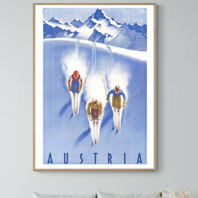 Affiche Austria Ski